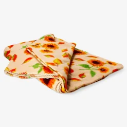 Fleece blanket with autumnal print - 180x130 cm
