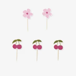 Floral cupcake decoration set - 15 pcs