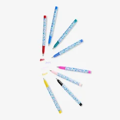 Floral drawing pens for journaling - 8 pcs
