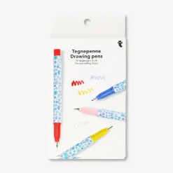 Floral drawing pens for journaling - 8 pcs