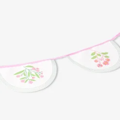 Floral fabric garland - 300 cm