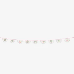 Floral fabric garland - 300 cm