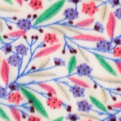 Floral fleece blanket - 180x130 cm
