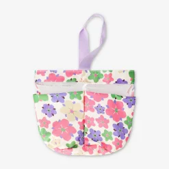 Floral hanging organiser for bathroom