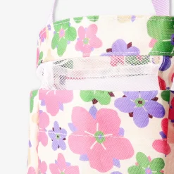 Floral hanging organiser for bathroom