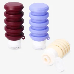 Foldable silicone travel bottles - 3 pcs
