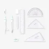 Geometry set in box - 10 pcs
