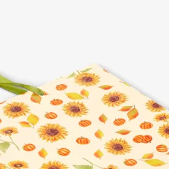 Gift bag with sunflower pattern - 33x25 cm