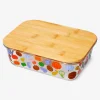Glass food container with pumpkins - 22 cm