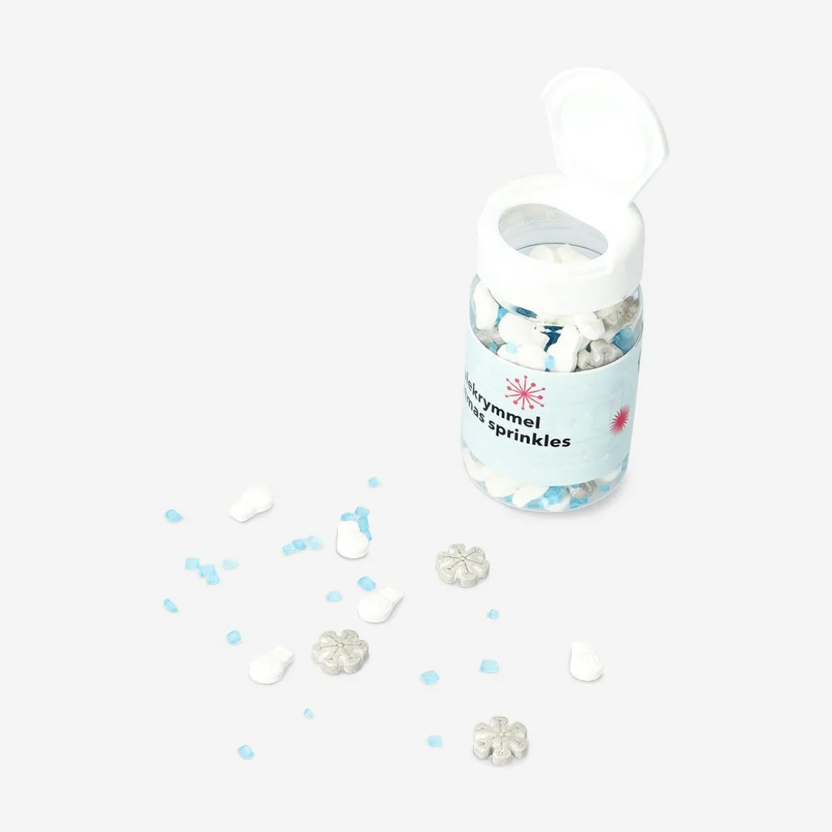 Gold and silver sprinkle mix