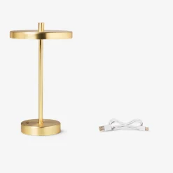 Gold cosy lamp - With three light settings