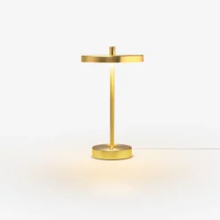 Gold cosy lamp - With three light settings