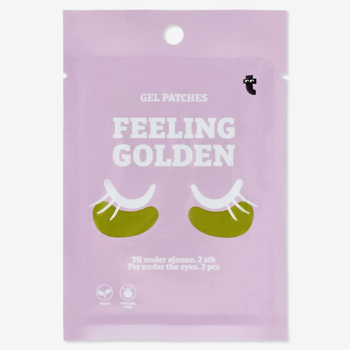 Gold gel patches for under-eye rejuvenation - 2 pieces