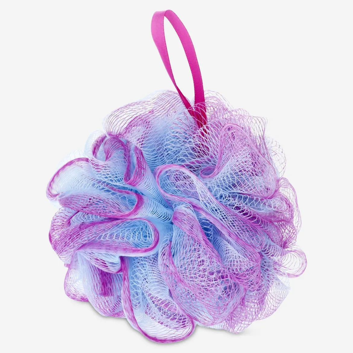 Gradient-coloured mesh bath sponge
