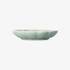 Green flower shaped dish - 10 cm
