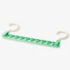 Green hook for hangers