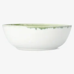 Green stoneware bowl - medium