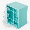Green Storage Box with 8 Drawers