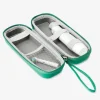 Green travel case for electrical toothbrush