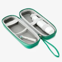Green travel case for electrical toothbrush