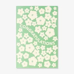 Greetings card - Florals and congratulations