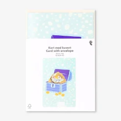 Greetings card - Treasure chest with scratch feature