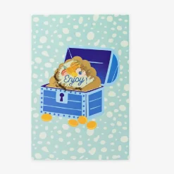 Greetings card - Treasure chest with scratch feature