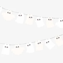 Halloween felt garland with ghosts - 200 cm
