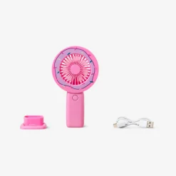 Handheld fan - Pink doughnut