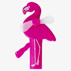 Handheld fan - Pink flamingo