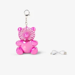 Handheld fan with key ring - Gummy bear