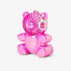 Handheld fan with key ring - Gummy bear