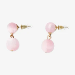 Hanging earrings - Pink stones