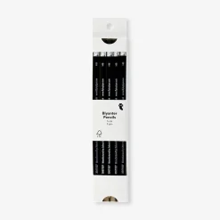 HB pencils with eraser - 5 pcs