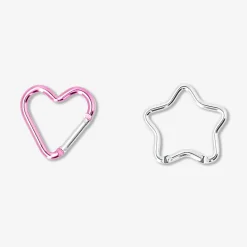 Heart and star carabiners - 2 pcs