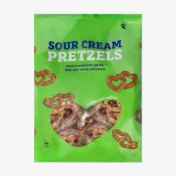 Heart pretzels - Sour cream and onion flavour