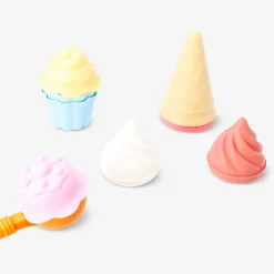 Ice cream sand moulds with spoon
