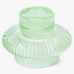 2 in 1 green candle holder