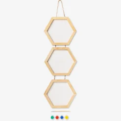 3 in 1 hexagonal canvases