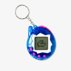 Key ring - Blue digital pet
