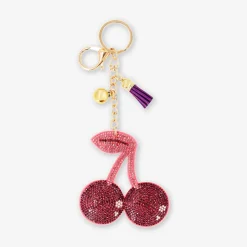 Keyring - Glitter cherry