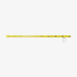 Key ring - Mini folding yellow ruler