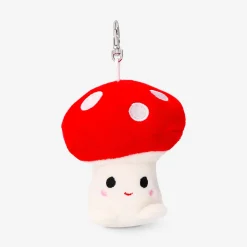 Keyring - Plush toy mushroom