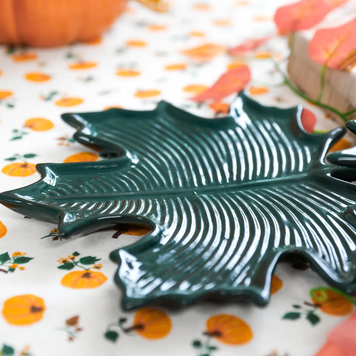 Leaf-Shaped Serving Dish - Large