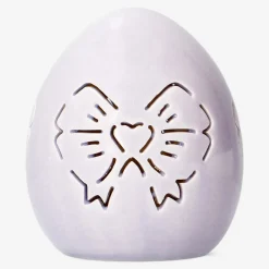 LED glowing egg with bow design
