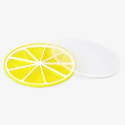 Lemon shaped ice cube tray with lid