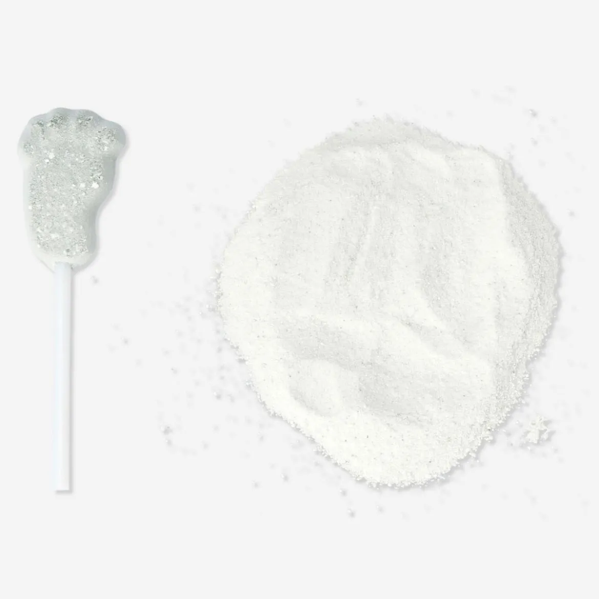 Lollipop with Sour Apple Powder