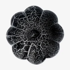 Luminous metallic pumpkin - 12 cm