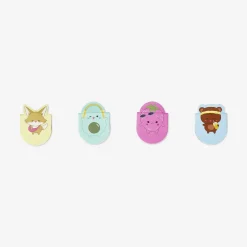 Magnetic bookmarks with fruits and animals - 4 pcs