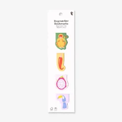 Magnetic bookmarks with jungle theme - 4 pcs